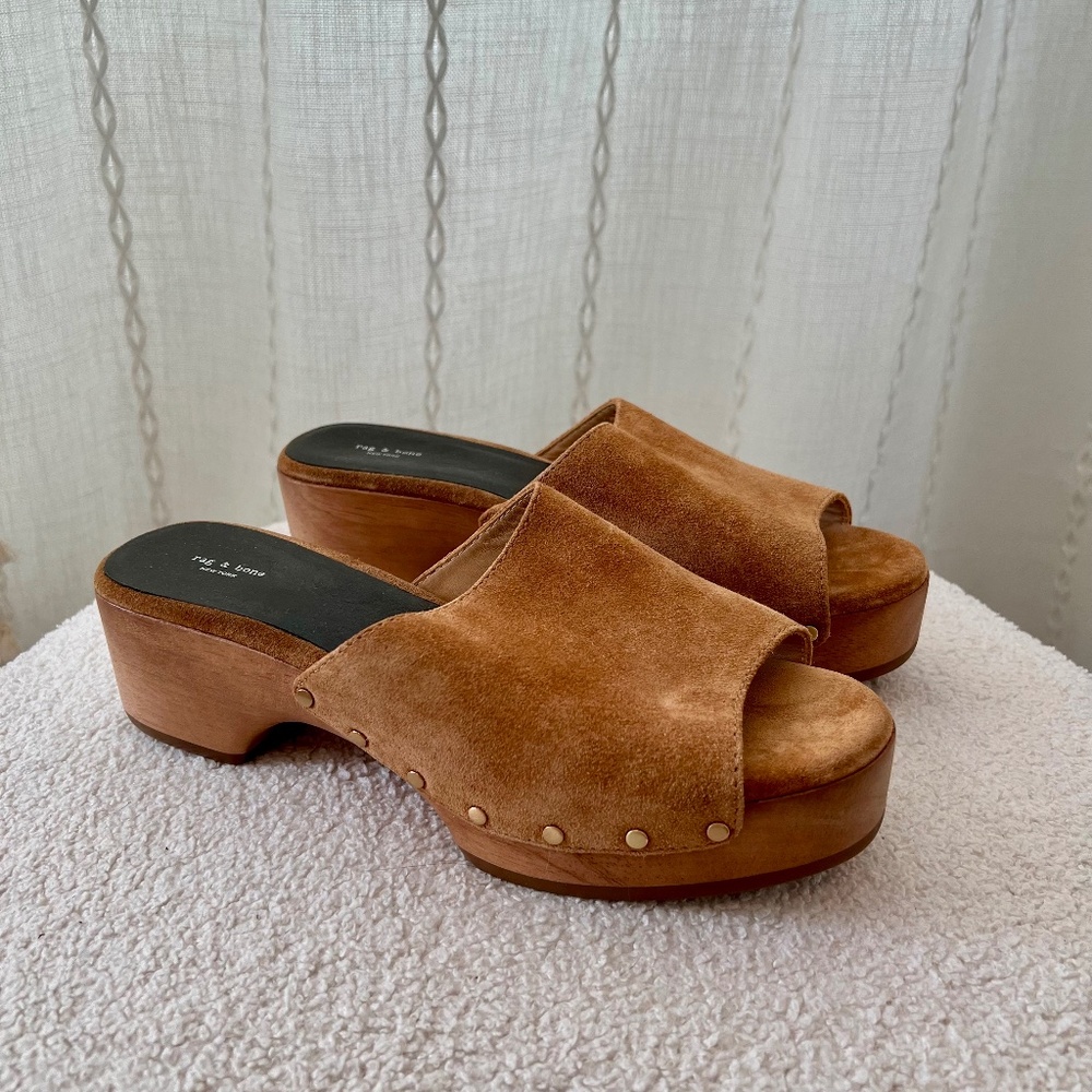 Rag & Bone Mara Clog Slide Sandals – Size 39 / US 8